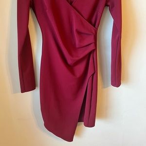 Lulus burgundy dress size small